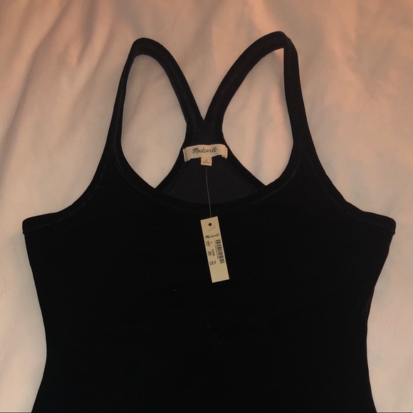 Madewell Other - Madewell velvet bodysuit